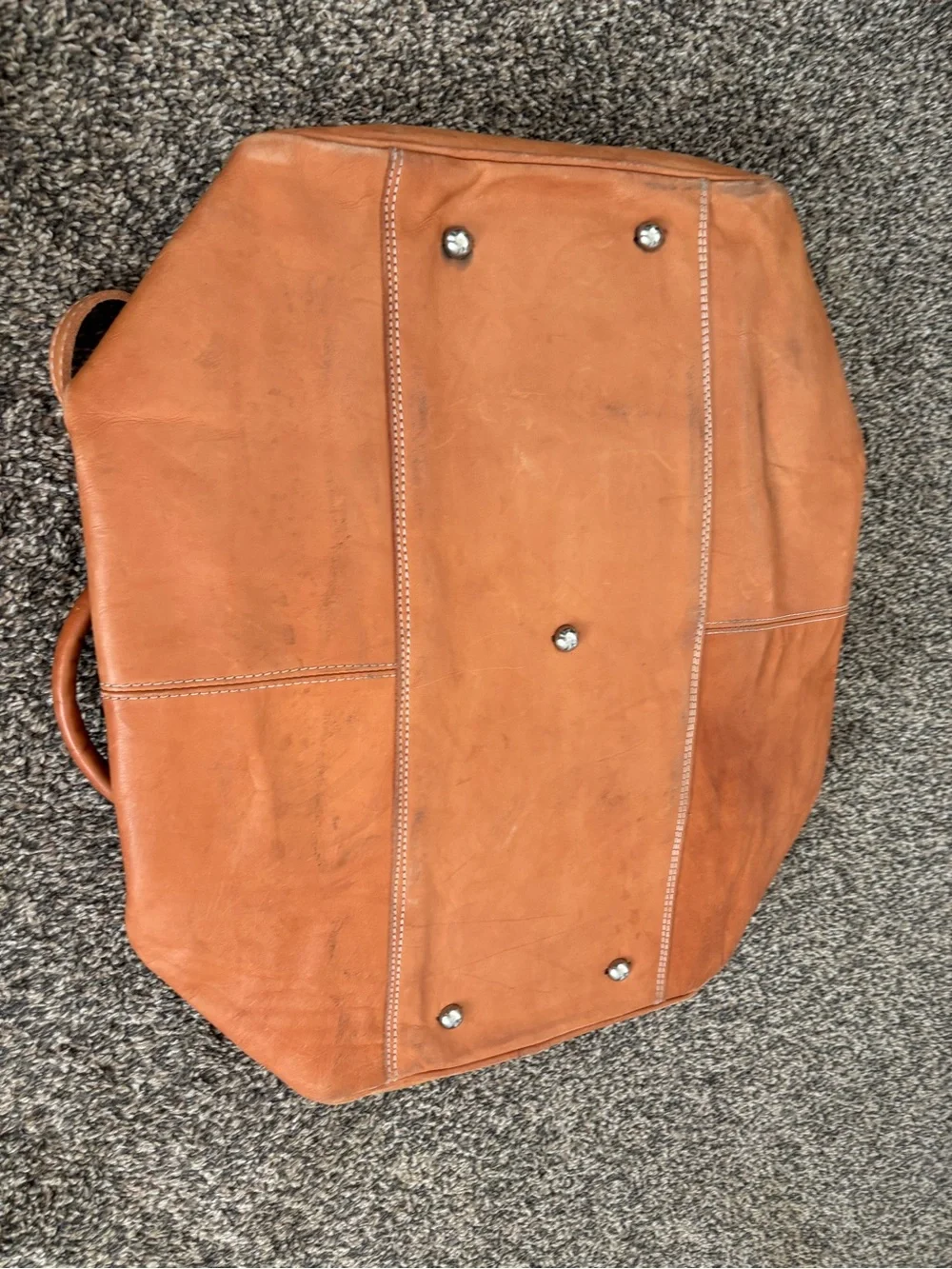 Chaco Brown Leather Duffel Bag